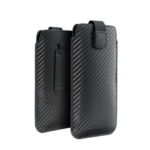 Forcell Futerał Pocket Carbon - Model 14 - Do Iphone 11 / Xr - Etui i futerały do telefonów - miniaturka - grafika 1