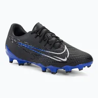 Piłka nożna - Buty do piłki nożnej Nike Phantom GX Academy FG/MG black/chrome/hyper royal - miniaturka - grafika 1