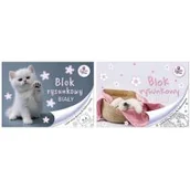 Szkolne artykuły papiernicze - Beniamin Blok rysunkowy A4 The sweet pets biały 20 kartek - miniaturka - grafika 1