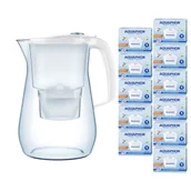 Dzbanki filtrujące - Aquaphor Onyx 4.2L Biały dzbanek filtrujący z wkładami na rok - miniaturka - grafika 1