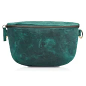 Nerki - SKÓRZANA SASZETKA NA PAS VINTAGE PAOLO PERUZZI T-36-GR - miniaturka - grafika 1