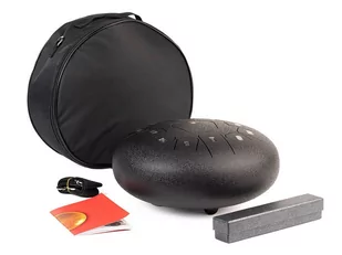 Hayman HTD1213/BK steel tongue drum 12&quot; black - Perkusje - miniaturka - grafika 1