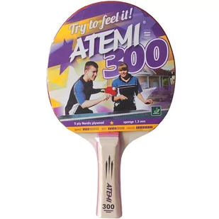 Atemi Rakietka do tenisa stołowego 300 + piłeczki AT_300_SHIELD - Tenis stołowy - miniaturka - grafika 1