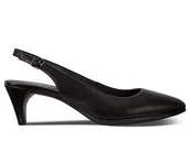 Czółenka - ECCO SHAPE 45 Czółenka damskie czarne skóra 35 - miniaturka - grafika 1