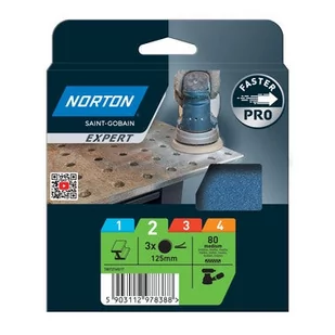 Krążek ścierny 125 mm P80, 3 szt. - Materiały ścierne - miniaturka - grafika 1