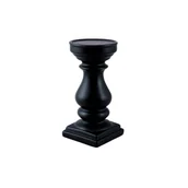 Świeczniki - Świecznik ceramiczny 31 cm czarny - miniaturka - grafika 1