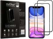 Szkła hartowane na telefon - movear 2 szt. Szkło Hartowane 3D na iPhone 11 (6.1") na Cały Ekran GLASS mSHIELD 3D PRO A0I11G3PGPF3BK2 - miniaturka - grafika 1