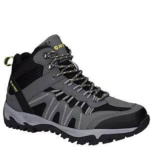 Hi-Tec Męskie buty trekkingowe Jaguar MID WP GRAPHITE/BLACK/CITRON-O010480-052-UK10, grafitowe/czarne/cytrynowe, rozmiar 10 UK, Grafitowy czarny cytryn, 44 EU - Buty trekkingowe męskie - miniaturka - grafika 1