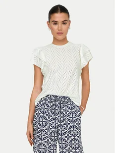 JDY Bluzka Carla 15351452 Biały Regular Fit - Bluzki damskie - miniaturka - grafika 1