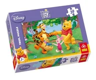 Gry planszowe - Trefl Kubuś Puchatek Kółko graniaste 18105 - miniaturka - grafika 1