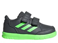Buty dla dziewczynek - Buty dziecięce adidas D96840 ALTASPORT CF I Szare - miniaturka - grafika 1