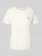 Koszulki i topy damskie - T-shirt z wyhaftowanym motywem model ‘CAMINO’ - miniaturka - grafika 1