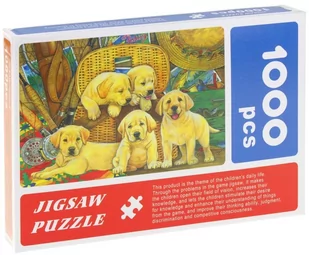 Puzzle 1000 el. Labradory Psy Pieski Szczeniaki - Puzzle - miniaturka - grafika 1