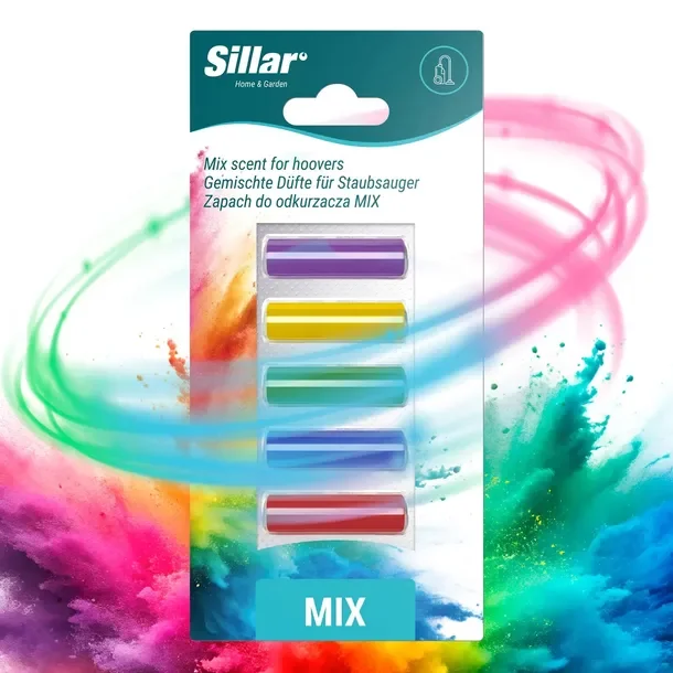 Mix 5x różnych zapachów Sillar odświeżacz powietrza do odkurzacza pałeczki
