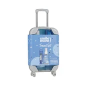 Pozostałe kosmetyki do pielęgnacji twarzy - HISKIN MINI DENTAL TRAVEL SET Wakacyjna walizka w zestawie do higieny jamy ustnej w trakcie podróży 30ml + 60ml - miniaturka - grafika 1