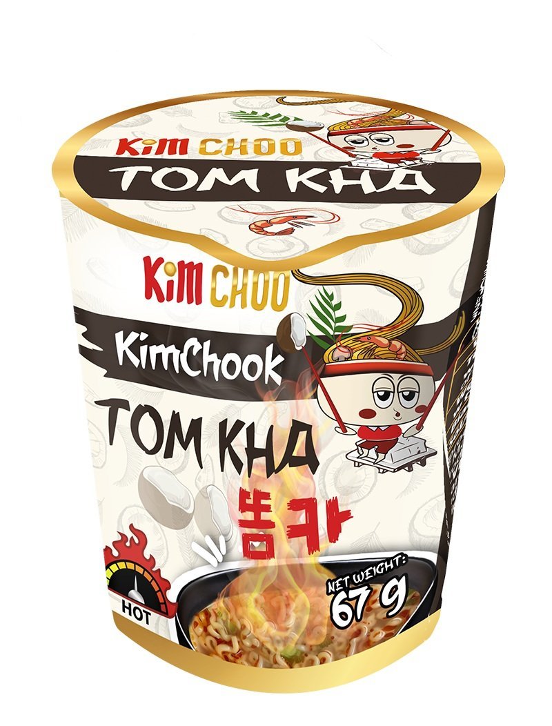 Vifon Kim Choo HOT TOM KHA zupa błysk. z nudlami o sm. krewetki z trawą cytrynową (pikantna) kubek 67g