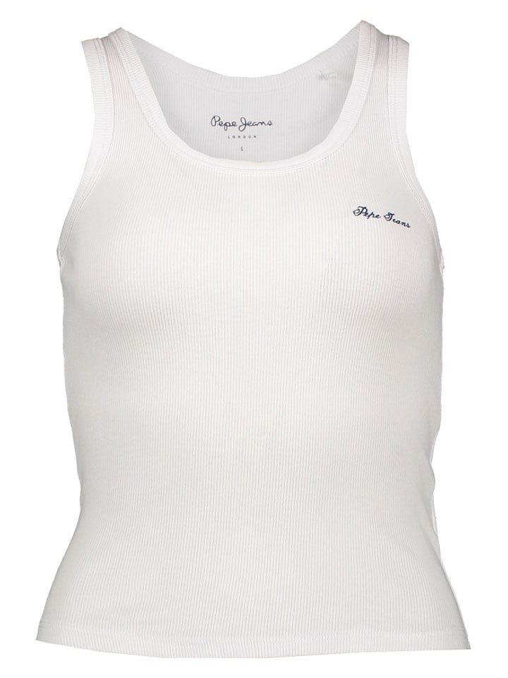 Pepe Jeans Top w kolorze białym