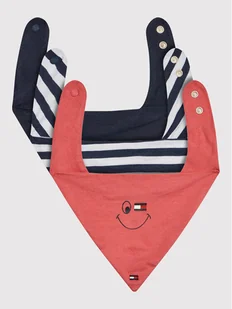 Tommy Hilfiger Komplet 3 śliniaków Bibdana KN0KN01253 Kolorowy - Śliniaki i fartuszki - miniaturka - grafika 1