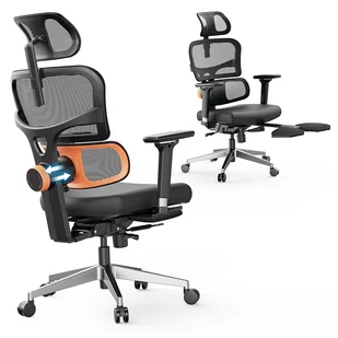 Fotel biurowy, krzesło biurowe NEWTRAL Chair Pro NT002 Adaptive Lower Back Support Ergonomic Chair, Adjustable Armrest Headrest Footrest, 4D Mesh - Fotele i krzesła biurowe - miniaturka - grafika 2