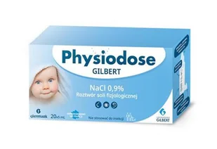 GLENMARK Physiodose GILBERT sól fizjologiczna NaCl 0,9% natrium chloratum x 20 ampułek po 5 ml - Aromaterapia - miniaturka - grafika 1