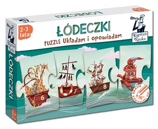 Edgard Puzzle. Układam i opowiadam. Łódeczki - Puzzle - miniaturka - grafika 1