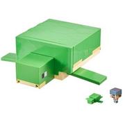 Figurki dla dzieci - Mattel Zabawka Minecraft Żółw Kryjówka z transformacją HDW14 Raty - miniaturka - grafika 1