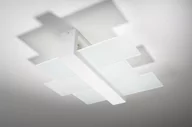 Lampy sufitowe - Sollux Lighting Plafon FENIKS 2 biały - miniaturka - grafika 1