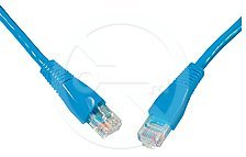 Solarix patchcord kat. 5e UTP PVC, osłonka nasuwana, 20m niebieski C5E-114BU-20MB