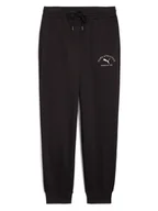 Spodnie sportowe damskie - Puma Spodnie dresowe w kolorze czarnym - miniaturka - grafika 1