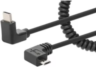 Kable - Kabel zasilający Manhattan USB Type-C - micro-USB M/M 1 m Black (766623356244) - miniaturka - grafika 1