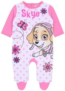 Różowy pajac dla niemowlaka SKYE 6 m 68 cm - Pajacyki dla niemowląt - miniaturka - grafika 1