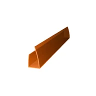 Inne materiały budowlane - U-profil zamykający 2100 mm: 10,  Brązowy - miniaturka - grafika 1