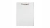 Deski z klipsem - Biurfol Clipboard A4 zamykana - biała - miniaturka - grafika 1