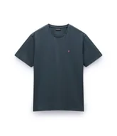 Koszulki męskie - t-shirt uomo napapijri salis ss sum np0a4h8d g1s1 green urban - miniaturka - grafika 1
