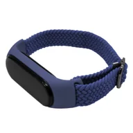Akcesoria do smartwatchy - PASEK, OPASKA MATERIAŁOWA Z ZAPIĘCIEM do XIAOMI MI BAND 3/4/5/6 (niebieski) - miniaturka - grafika 1