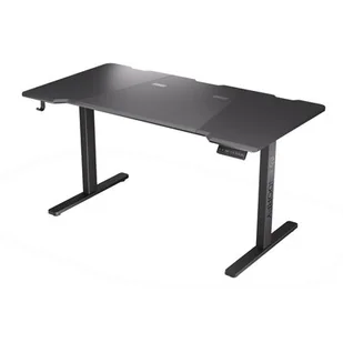 Endorfy Atlas L Electric Czarne 150 cmx78 cm - Biurka gamingowe - miniaturka - grafika 1