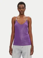 Koszulki i topy damskie - Morgan Top 251-BAMBINO M Fioletowy Regular Fit - miniaturka - grafika 1