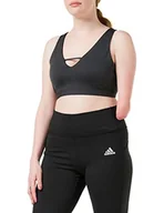 Biustonosze - adidas YO L STO LS Biustonosz Sports, Women's, Węgiel, XSAC - miniaturka - grafika 1