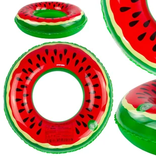 KOŁO DMUCHANE ARBUZ KÓŁKO PLAŻOWE DO PŁYWANIA - Akcesoria do basenów - miniaturka - grafika 1