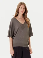 Bluzki damskie - Morgan Bluzka 241-MCHRIS Khaki Relaxed Fit - miniaturka - grafika 1