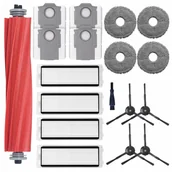 Akcesoria do odkurzaczy - Duży Zestaw szczotki filtry mopy worki na kurz do Roborock Q Revo - Czarny - miniaturka - grafika 1