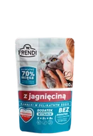 Mokra karma dla kotów - Frendi Frendi kawałki w delikatnym sosie z jagnięciną 100g 56469-uniw - miniaturka - grafika 1