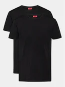 Piżamy męskie - Hugo Komplet 2 t-shirtów Round 50325440 Czarny Regular Fit - miniaturka - grafika 1
