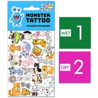 Zabawki kreatywne - TATUAŻE ZMYWALNE DLA DZIECI KOTY WZORY ORYGINALNE - miniaturka - grafika 1