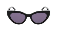 Okulary przeciwsłoneczne - KARL LAGERFELD Okulary przeciwsłoneczne, 001 czarny, rozmiar uniwersalny - miniaturka - grafika 1