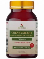 Włosy, skóra, paznokcie - Bio Herbs, Koenzym Q10 + Opc + Kwas Hialuronowy + Witamina C, 120 Kaps. - miniaturka - grafika 1