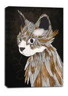 Obrazy i zdjęcia na płótnie - Feathered Cat - obraz na płótnie Wymiar do wyboru: 60x80 cm - miniaturka - grafika 1