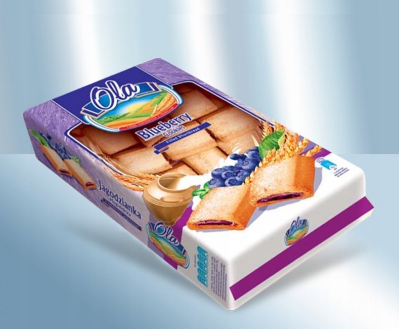 Jagodzianki z nadzieniem o smaku jagodowym Ola 500g