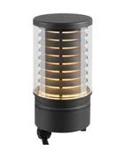 Lampy ogrodowe - Głowica Louver do lampy M-POL M DALI LED 19W 2700/3000K IP65 - antracyt - miniaturka - grafika 1