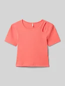 Koszulki dla dziewczynek - T-shirt o kroju slim fit z mieszanki bawełny model ‘NESSA LIFE’ - miniaturka - grafika 1